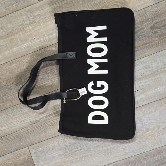 Santa Barbara Tote Dog Mom Black - Picture 5 of 9